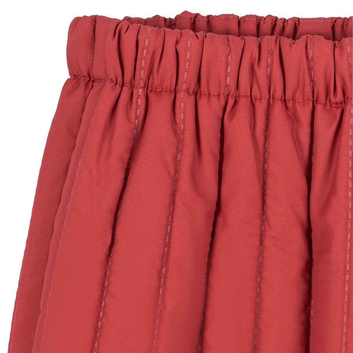 Ensemble Veste et Pantalon Thermiques Rembourrés en Polyester Rouge Sportif avec Revêtement Déperlant pour Enfants