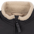 Veste polaire classique Oxford Tan recyclée pour enfants, avec col montant et passe-pouces