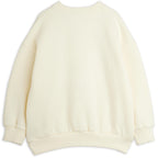Sweat-shirt décontracté en coton biologique imprimé de vers de velours avec bordure côtelée pour enfants